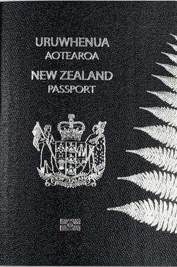 Front Cover of New Zealand Passport Front Cover of New Zealand Passport
