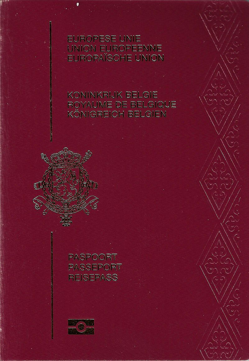 Front Cover of Belgium Passport Front Cover of Belgium Passport