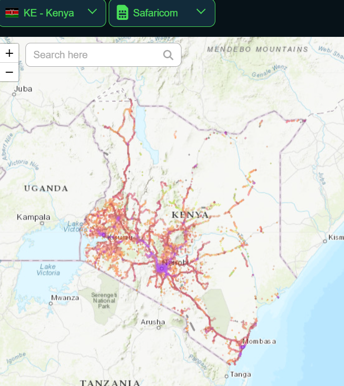 Safaricom Network Coverage